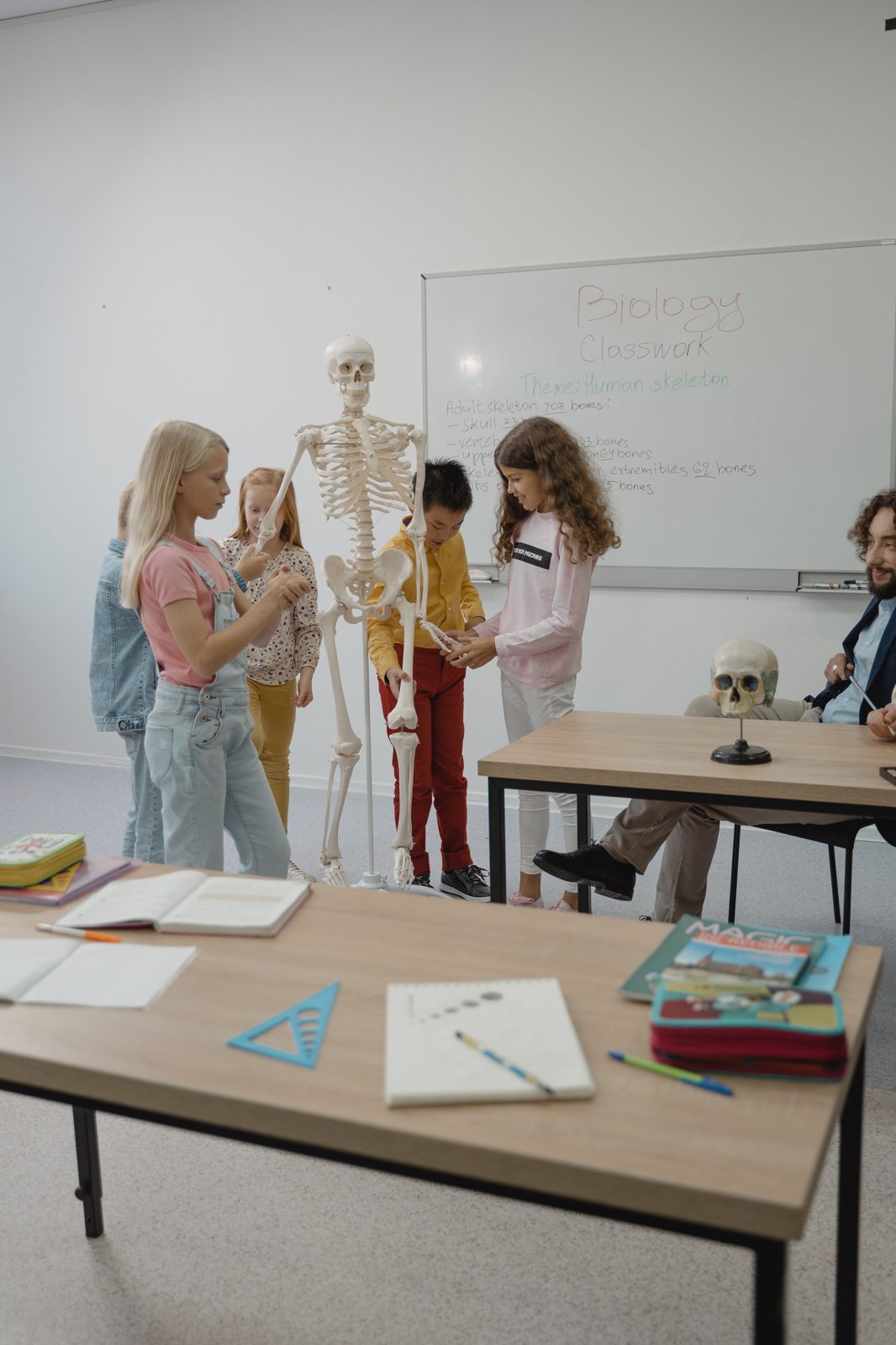 Students learning